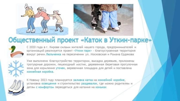 Общественный проект «Каток в Уткин-парке»